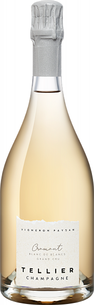  Champagne Tellier Blanc de Blancs Cramant Grand Cru Champagne AOC Extra Brut, 0.75 л