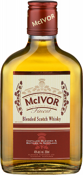 Виски McIvor Finest Scotch Whisky, 0.2 л