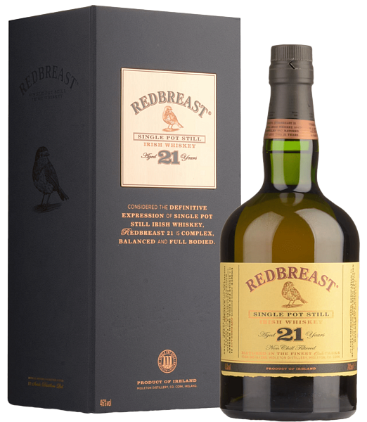 Redbreast Blended Irish Whiskey 21 y.o. (gift box), 0.7 л