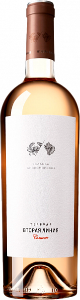 Розовое сухое вино Vtoraya Liniya Solist Usadba Divnomorskoe, 0.75 л