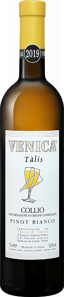 Talis Pinot Bianco Collio DOC Venica & Venica, 0.75 л