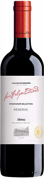 Вино Luis Felipe Edwards Reserva Shiraz Colchagua Valley DO, 0.75 л