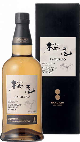 Sakurao Single Malt Japanese Whisky (gift box), 0.7 л
