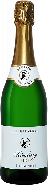 Немецкое игристое вино Riesling Sekt Zimmermann-Graeff & Müller , 0.75 л
