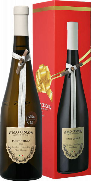Вино Pinot Grigio Friuli Grave DOC Italo Cescon (gift box), 0.75 л
