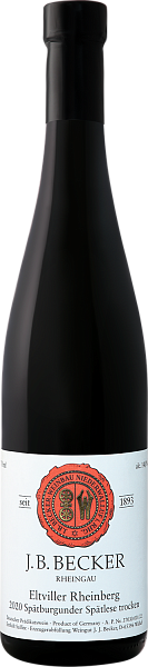 Вино Spatburgunder Eltviller Rheinberg Spatlese Rheingau J.B.Becker, 0.75 л в Сочи