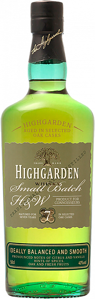 Виски Higarden Small Batch Whisky 7 y.o. , 0.5 л
