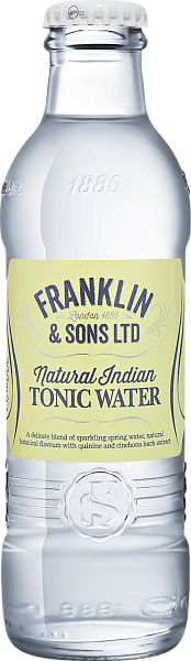 Тоник Franklin & Sons Natural Indian Tonic Water, 0.2 л