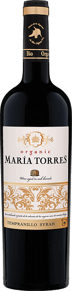 Вино Maria Torres Organic Tempranillo Syra Castilla IGP Explotaciones Hermanos Delgado, 0.75 л