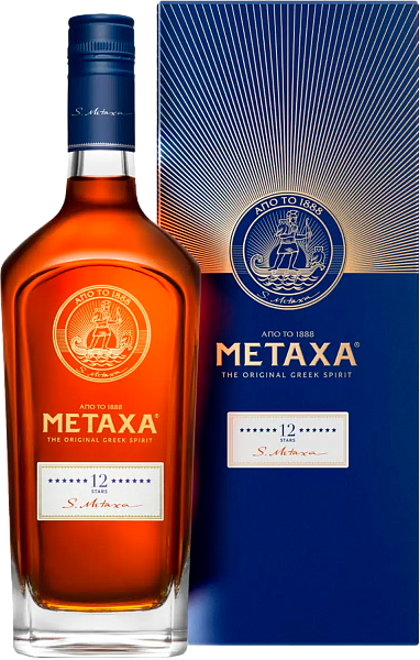 Бренди Metaxa 12 stars (gift box), 0.7 л