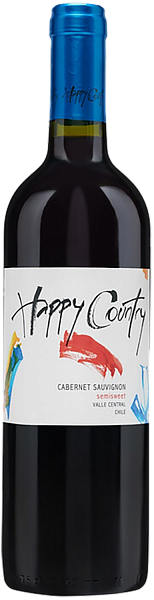 Вино Happy Country Cabernet Sauvignon Central Valley DO Bodegas y Vinedos de Aguirre, 0.75 л в Саратове