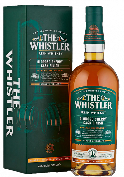 The Whistler Oloroso Sherry Cask Finish Irish Whiskey (gift box), 0.7 л