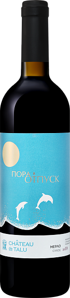 Вино Pora v otpusk Merlot Kuban’ Chateau de Talu, 0.75 л