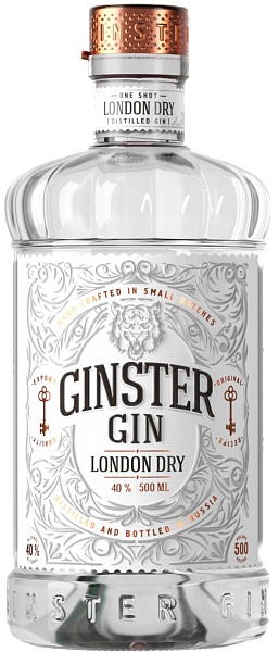 Джин Ginster London Dry Gin, 0.5 л