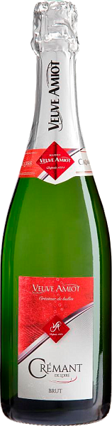 Игристое вино Veuve Amiot Cremant de Loire AOC Brut Compagnie Franсaise des Grands Vins, 0.75 л