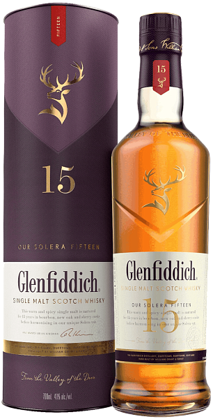 Glenfiddich 15 y.o. Single Malt Scotch Whisky (gift box), 0.7 л