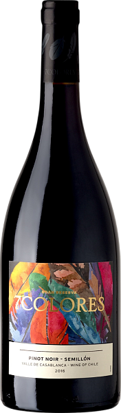 Вино 7 Colores Pinot Noir-Semillon Gran Reserva Maule Valley DO Vina Morande, 0.75 л