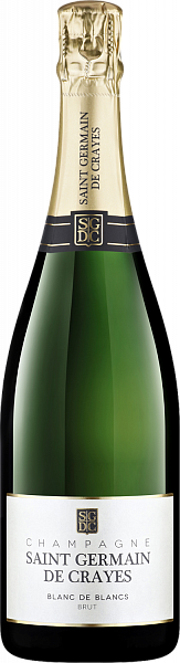Шампанское Saint Germain de Crayes Blanc de Blancs Champagne АОC Brut, 0.75 л