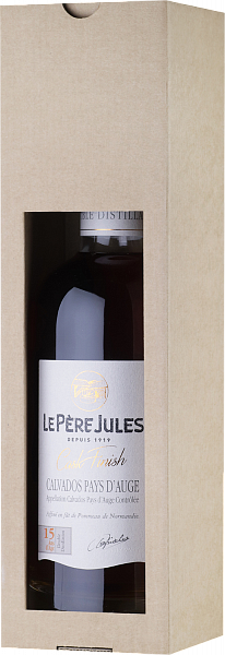 Кальвадос Le Pere Jules Cask Finish Pays d'Auge AOC 15 y.o. (gift box), 0.7 л