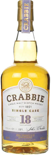Виски Crabbie's Single Malt Scotch Whisky 18 y.o., 0.7 л в Краснодаре