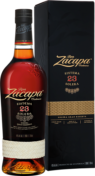Ром Zacapa Centenario Solera Gran Reserva 23 y.o. (gift box), 0.75 л в Челябинске