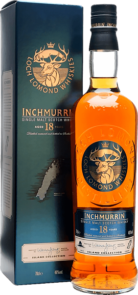 Виски Inchmurrin 18 y.o. Single Malt Scotch Whisky (gift box), 0.7 л
