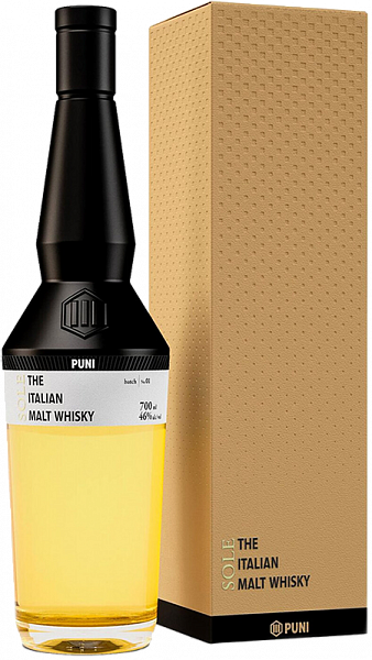 Виски Puni Sole Single Malt Italian Whisky (gift box), 0.7 л
